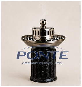 Quemador de incienso árabe de lujo, moderno, chapado en oro, para Bakhoor y Oud, para decoración del hogar, regalo de Ramadán y Eid, venta al por mayor, Mabkhara - Product Image 3