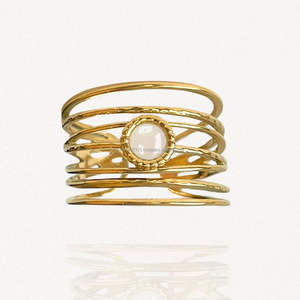 Servilletero de metal con acabado pulido decorativo para la configuración de la cena del evento de aniversario con un diseño festivo elegante y lujoso - Product Image 5