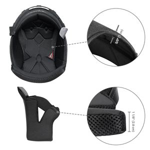 Accessori per Casco Moto: Imbottiture per Guance Confortevoli per una Vestibilità e Sicurezza Ottimali - Product Image 2