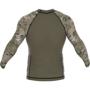 IBEX HILLS Vente en gros personnalisée de t-shirts de compression à manches longues pour hommes en spandex et polyester 220g, anti-rétrécissement, respirants, séchage rapide, vêtements de sport - Product Image 2