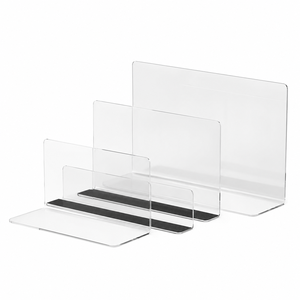 Transparent PVC <b>Shelf</b> Divider Retail Display Partition Plastic <b>Shelf</b> Organizer for Store Product Arrangement - Product Image 1