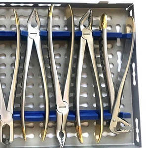 Juego de Fórceps de Extracción Dental Universal Atraumáticos, Elevadores Manuales de Acero Inoxidable para Adultos y Pediátricos, Estilo Alemán, Cirugía Oral - Product Image 4