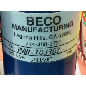 Vanne à fluide à double solénoïde BECO MAN-103307 avec PTFE - Équipement et pièces semi-conductrices de renommée mondiale - Product Image 4