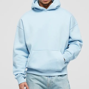 Wholesale Fashionable Men's Hoodies Custom Made Design Solid Color 100% Cotton Embroidered and Plain Dyed for Winter - Product Image 1