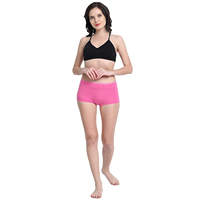 Ensemble de lingerie basique sexy pour femme, culotte unie en spandex tricoté sans couture, antibactérien, de haute qualité, taille mi-haute