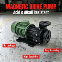 Pompe à eau centrifuge triphasée 4 kW sans fuite, 390 L/min, à entraînement magnétique électrique, résistante aux produits chimiques, OEM pour l'industrie des circuits imprimés