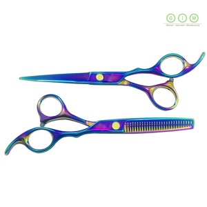 ชุดกรรไกรตัดผมมืออาชีพ 440C สแตนเลสสตีล ใบมีดตรง ปลายแหลมคม สำหรับช่างทำผม - Product Image 3