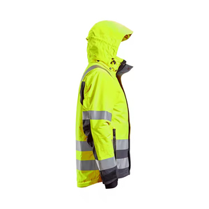 Chaqueta de Seguridad de Alta Visibilidad Personalizada para Construcción, Impermeable, con Franjas Reflectantes para Trabajo en Carretera y Exteriores - Product Image 4
