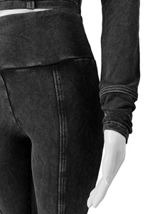 Women's Two Piece <b>Tracksuit</b> Set Long Sleeve Zip Front Crop Top High Waist Jogger Pants Activewear Set <b>Pink</b> Black Brown - Product Image 6
