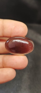 New Arrival Natural Smoky Quartz Round Smooth Cabochon High Polished Loose Handmade Light Black - Product Image 5