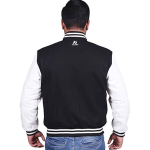 Professional <b>Baseball</b> Varsity <b>Jacket</b> for <b>Boys</b> with Custom Embroidery Logo and OEM Manufacturing Service 2026 - Product Image 2