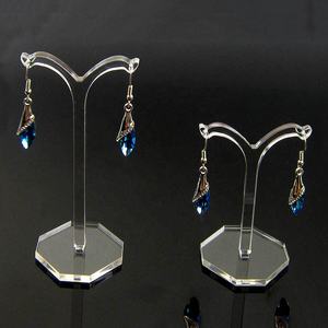 Support de présentation de bijoux en acrylique transparent moderne et détachable, multi-tailles, pour colliers et boucles d'oreilles, idéal pour les boutiques de mode - Product Image 1
