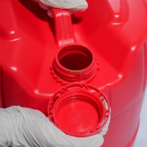 Bidon en polyéthylène de qualité supérieure, forme ronde, 10L et 18L, en plastique HDPE, pour carburant, produits chimiques - Product Image 5