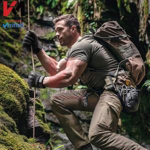 ถุงมือเพนท์บอลที่ทนทาน แผ่นรองกันกระแทก สายรัดข้อมือปรับได้ ถุงมือป้องกันแบบเต็มนิ้วสำหรับกิจกรรมกลางแจ้ง - Product Image 4