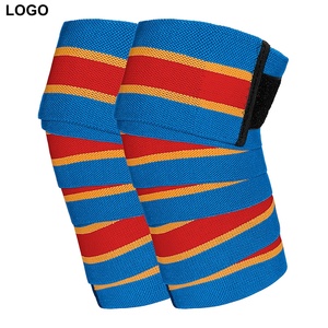 Rodillera antideslizante suave transpirable de algodón con logotipo personalizado, cómodo soporte de compresión para gimnasio y levantamiento de pesas con color personalizado - Product Image 5