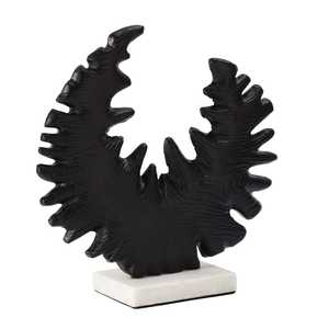 Modern Abstract Aluminum Sculpture <b>Figure</b> Artistic Handmade Eco-Friendly Jaffs Exports Tabletop Decor for Living Room 30.5cm - Product Image 1