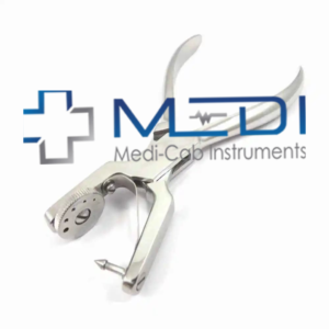 Pinzas Quirúrgicas Dentales Medi-Cab Instruments, 12 Posiciones de Mandíbula, Agarre Ergonómico, Acero Inoxidable Plateado, Manuales, Certificación CE Clase 1 - Product Image 2