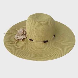 Chapeau en paille de raphia naturel mélangé à du papier, fait main, pour enfants, Fedora, Sombrero, voyage, affaires, cyclisme, anti-poussière, uni - Product Image 4