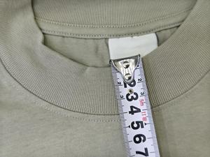 Camiseta de cuello redondo para hombre, de 220 g/m², gruesa, con hombros caídos, estilo oversize, informal, básica, de alta calidad, de lona de gran peso. - Product Image 4