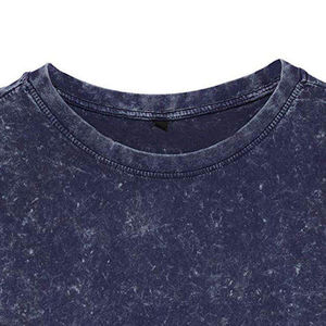 เสื้อยืดโอเวอร์ไซส์คอกลมผ้าไหม/ผ้าฝ้ายวินเทจขายส่ง น้ำหนัก 220 กรัม พิมพ์ลายดิจิทัลสำหรับผู้ชาย - Product Image 3