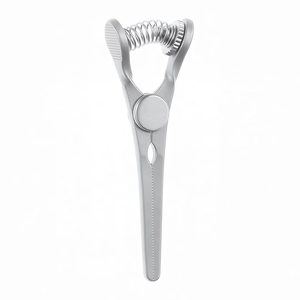 Pince Cooley Bulldog droite avec poignée à ressort et vis de tension réglable, en acier inoxydable de qualité chirurgicale supérieure - Product Image 3