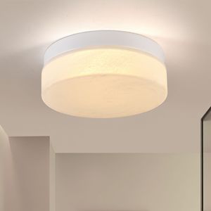 Lámpara de Techo Empotrada de 24W, LED Redonda de 12 Pulgadas, Perfil Bajo para Dormitorio, Sala de Estar, Comedor - Blanco - Product Image 1