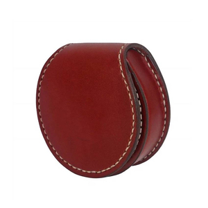 Leather Coin Holder <b>Pouch</b> <b>Mini</b> Portable Snap Closure Change Holder Unisex Minimalist Style Genuine leather coin purse - Product Image 2