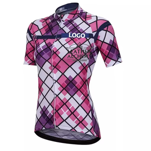 Vêtements de cyclisme pour femmes, t-shirt de cyclisme à manches courtes pour l'entraînement sur route, le VTT et l'exercice quotidien - Product Image 1