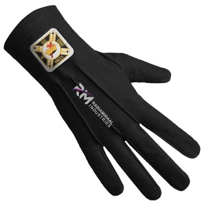 RMI New Arrival 100% Cotton Black Parade <b>Gloves</b> with Custom Logo Design Hand Masonic <b>Gloves</b> <b>for</b> Daily and Outdoor Scenes - Product Image 6