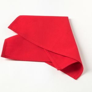 Serviette de table en coton 100 % rouge de qualité restaurant, lavable et réutilisable, pour événements et maison - Product Image 5