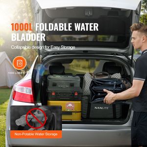 Serbatoio Flessibile per Acqua RV da 1000L/264 Galloni, Grande Capacità, in PVC 1000D, Pieghevole, Componenti e Sistemi per Camper - Product Image 2