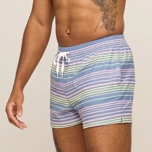 Short de bain homme personnalisé avec logo, coupe classique, séchage rapide, poche interne pour clés, ajustement sécurisé - Product Image 4