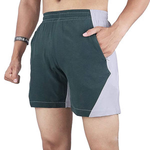 กางเกงขาสั้นลำลองผู้ชายขายดีที่สุด ผ้าฝ้าย 100% แห้งเร็ว ปรับเอวได้เพื่อความพอดีและสวมใส่สบายในฤดูร้อน - Product Image 1