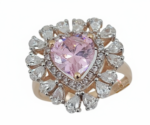 Anillo de Oro Sólido de 22K Hecho a Mano de Lujo para Mujer, Anillo de Compromiso y Boda Moderno, Regalo Perfecto para Ocasiones Especiales - Product Image 1