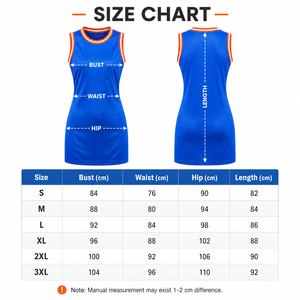 Vestido de Baloncesto Personalizado para Mujer, Azul, Malla, Sin Mangas, Número 24, Estampado en la Espalda, Ajustado, Transpirable - Product Image 5