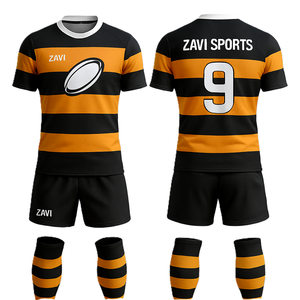 Nouveaux ensembles de maillots et shorts de rugby sublimés 2026 – Tenues d'entraînement personnalisées pour hommes, femmes, écoles et clubs - Product Image 1