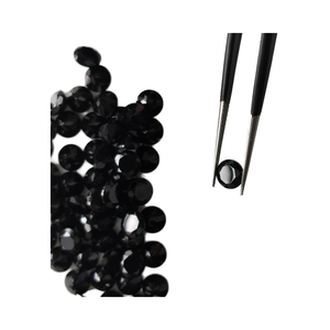 Espinela Negra Natural de 6 mm, Corte Brillante Redondo, Piedras Preciosas Sueltas de la Mejor Calidad para la Fabricación de Joyas - Product Image 3