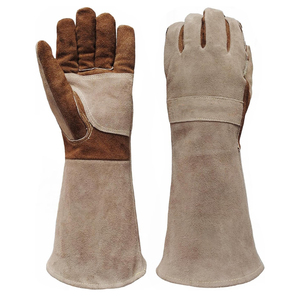 Gants de soudeur en cuir de vachette imperméables et ignifuges pour la protection des mains lors du soudage TIG/MIG - Product Image 1