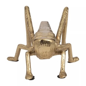 Grasshopper Sculpture 9x6x4 Inches Handmade Animal <b>Decor</b> for Living Room Tabletop Figure Contemporary Design - Product Image 2