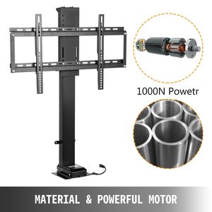 Supporto TV Motorizzato con Altezza Regolabile e Telecomando, Girevole per TV da 32-70 Pollici, Capacità 154 Libbre, Staffa TV da Ufficio - Product Image 3