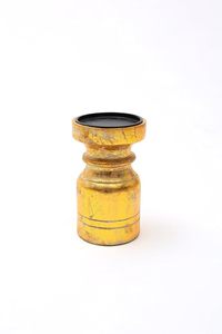 Customized Gold Finish <b>Large</b> Farmhouse Wooden Pillar <b>Candle</b> Holder Handmade Rustic <b>Candle</b> Jar for Wedding Home Table Decor - Product Image 3