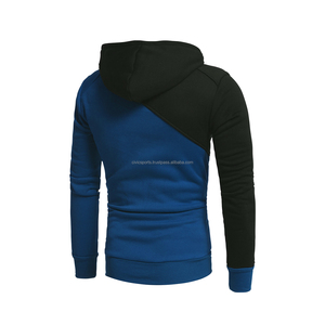 Conjunto de Sudadera con capucha para correr de gran tamaño para hombre, chándal deportivo liso con diseño forrado de logotipo impreso para parejas - Product Image 2