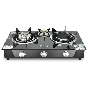 Gmax GL-703TI 5 Burner Infrared Turbo Gas <b>Stove</b> Stainless Steel Table Top Electric Power Source for Hotel Outdoor Cooker LP - Product Image 5