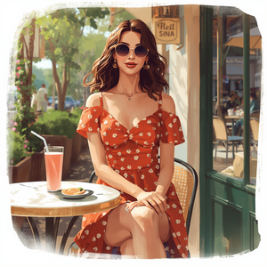 Robe décontractée à manches courtes pour femmes, confortable, à porter au quotidien, avec personnalisation OEM ODM - Product Image 1