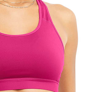 Soutiens-gorge de sport OEM pour femmes, très tendance, à coupe courte, avec doublure en élasthanne, rembourrés, pour le yoga, les meilleures ventes, disponibles en ligne à prix bas - Product Image 5
