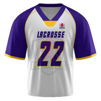 Uniforme de Lacrosse de Último Diseño y Estilo Nuevo, Calidad Premium, Color Sólido, Poliéster Transpirable, Color Personalizado, Alta Calidad para Venta en Línea