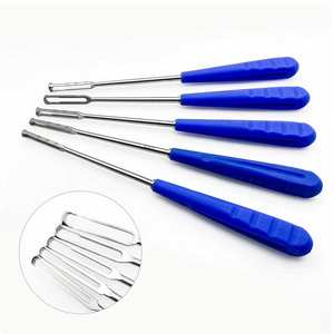 Espátula ortopédica para columna vertebral, escariador intervertebral, cincel de circuito abierto, raspador, instrumento quirúrgico para cirugía ósea, acero inoxidable - Product Image 6