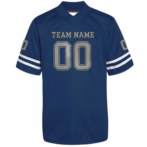 Jersey de Fútbol Americano Personalizado con Números Bordados, Uniforme Profesional de Equipo, Duradero, de Alta Calidad - Product Image 1