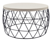 Table basse moderne de haute qualité en fer doré et bois, avec plateau en bois, pour salon – Nouveauté