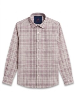 Chemise de travail ODM tissée à carreaux pour homme, décontractée, respirante, à manches longues, col rabattu, en sergé, idéale pour l'été - Product Image 2